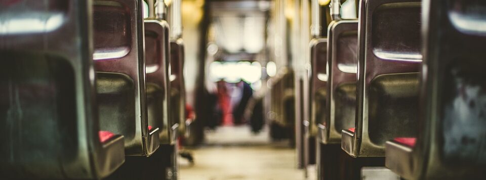 inside a bus